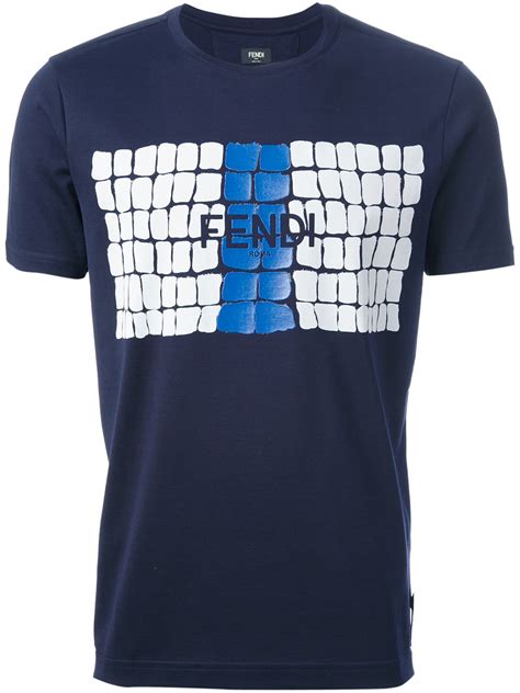 men fendi shirts|fendi men's printed t shirts.